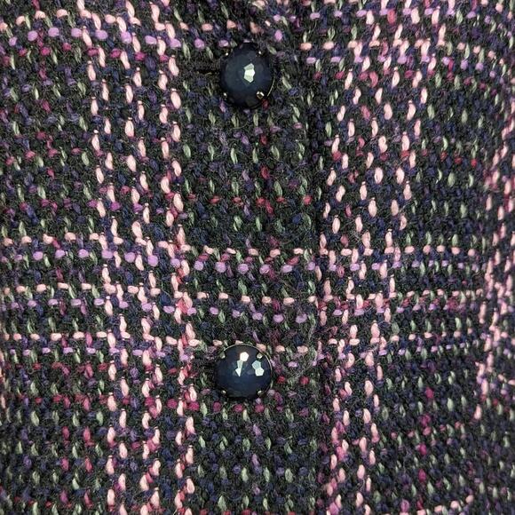 Gerry Weber Tweed Blazer Black and Pink Size 14 - Picture 11 of 15